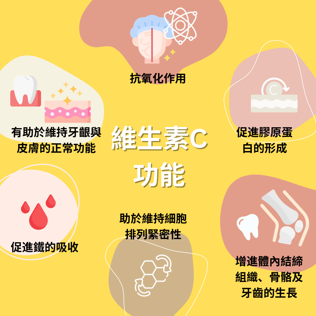 OkayTake營養師說明維生素Ｃ的六大功能